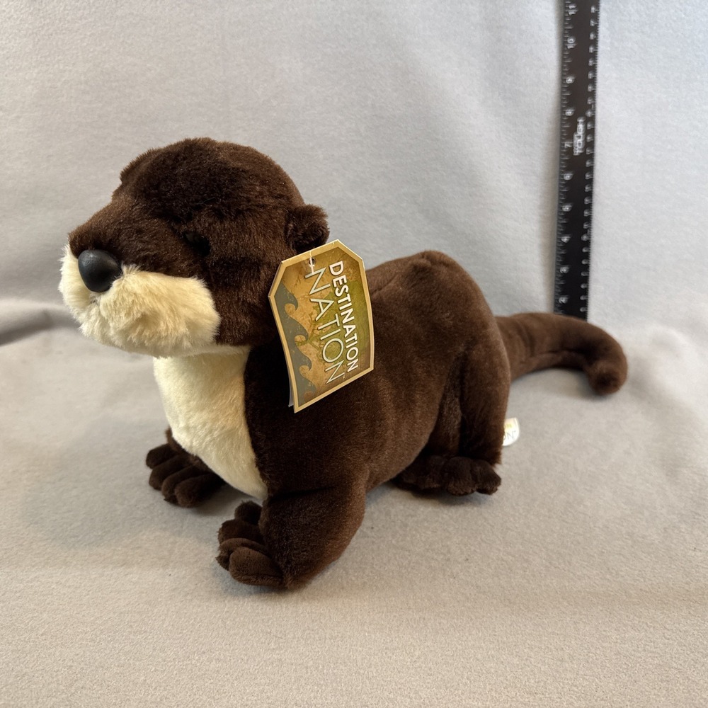 Destination Nation Life Like Realistic Otter Plush Stuffed Animal
